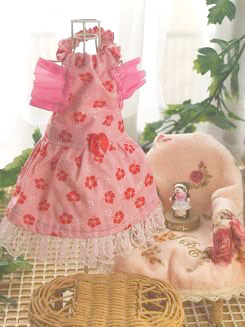 フェレットの洋服・ハワイアンピンク