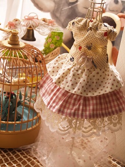 フェレットの洋服・服・お姫様・ふりふり動物園