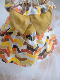 フェレット洋服・和のジグザグドレス