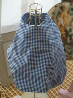 フェレット介護用品・強制給仕用よだれかけ・青