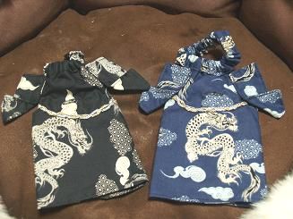 フェレット着物・竜の舞１