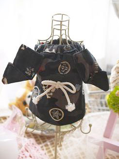 フェレット着物・ドクロ