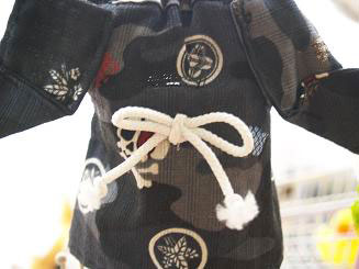 フェレット着物・ドクロ