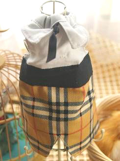 フェレットの服・制服・茶色チェックのズボン１