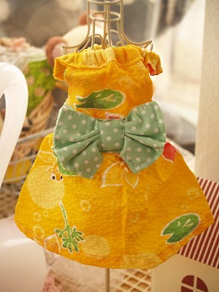 フェレット浴衣ドレス・黄色い金魚２