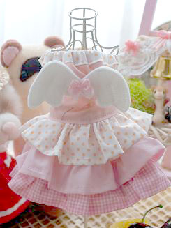 フェレットの洋服・ふりふり天使・ピンクピンクＳ２